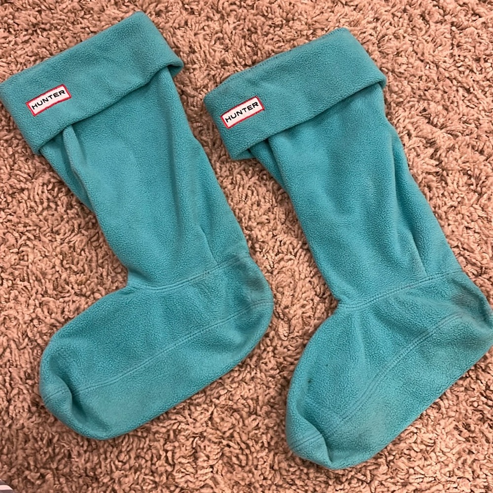 Teal Hunter boot socks